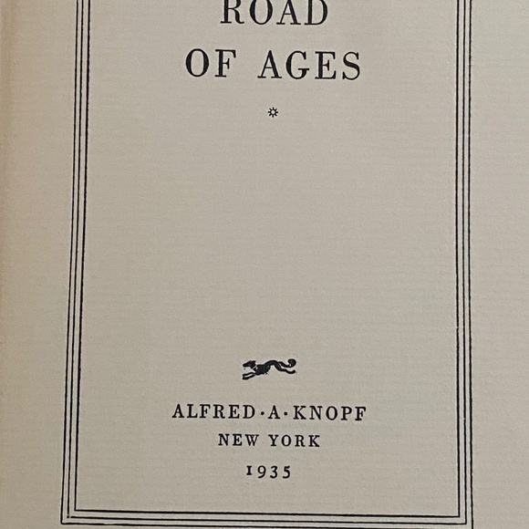 “The Road of Ages” 1st Edition. Hardcover. By Robert Nathan - Picture 13 of 13